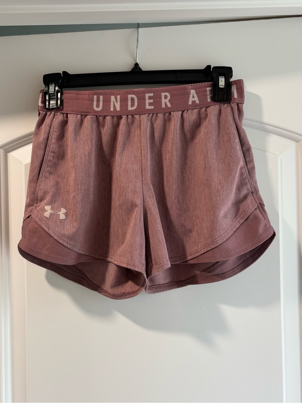Under Armour Women's Dusty Rose Athletic Running Shorts